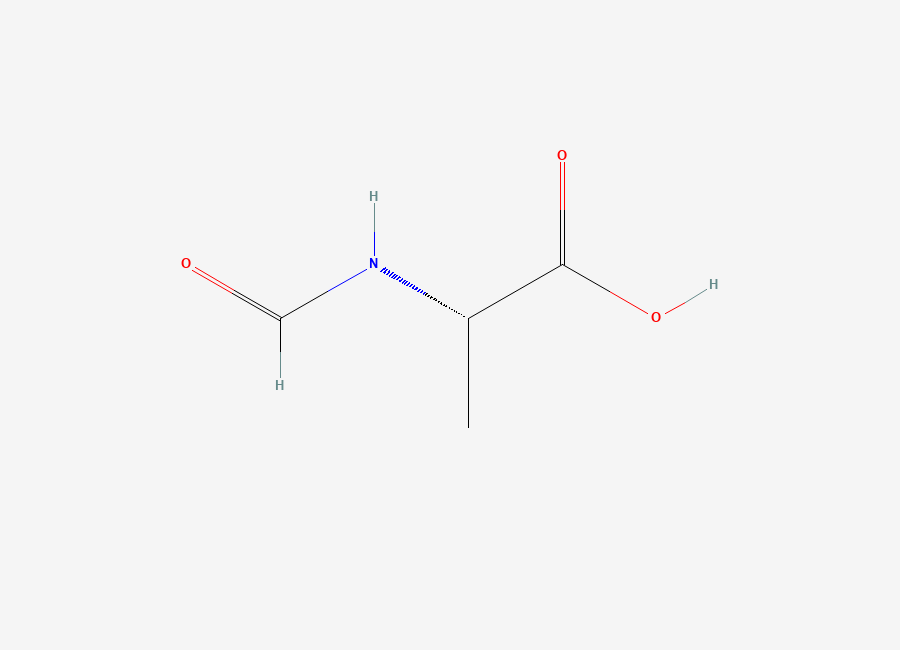 Two-dimensional chemical structure of N-Formyl-L-alanine