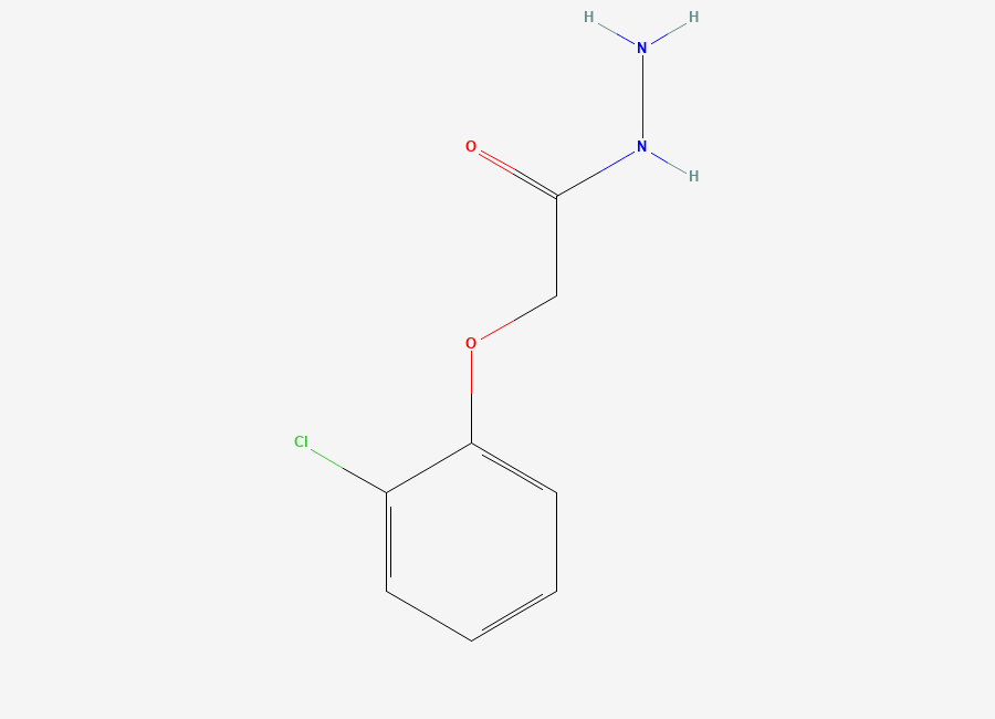 Two-dimensional chemical structure of 2-(2-Chlorophenoxy)acetohydrazide