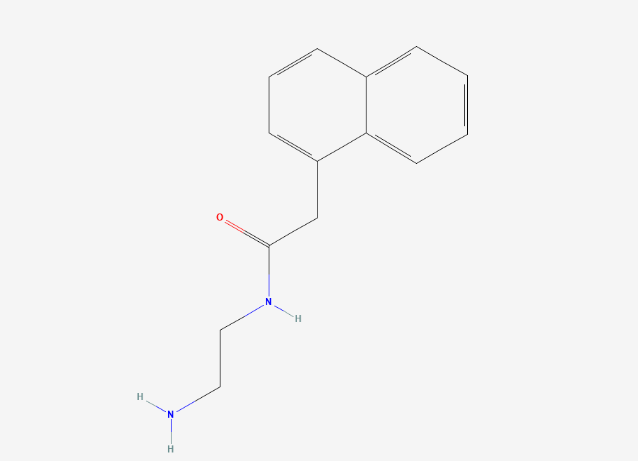 Two-dimensional chemical structure of Naphazoline EP Impurity A/ Naphthylacetylethylenediamine, CAS 36321-43-4