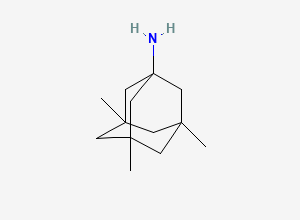 Two-dimensional chemical structure of Memantine Related Compound H /Memantine EP Impurity B (Free Base), CAS 42194-25-2