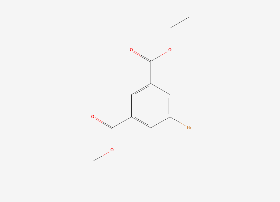 Two-dimensional chemical structure of 1,3-Benzenedicarboxylic acid, 5-bromo-, diethyl ester