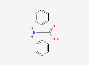 Two-dimensional chemical structure of Phenytoin EP Impurity C / Phenytoin Related Compound A / Phenytoin BP Impurity C, CAS 3060-50-2