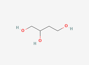 Two-dimensional chemical structure of 1,2,4-Butanetriol