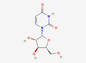 Two-dimensional chemical structure of Cytarabine EP Impurity A / Uracil Arabinoside, CAS 3083-77-0