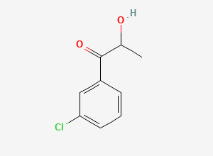 Two-dimensional chemical structure of Bupropion Related Compound C, CAS 152943-33-4