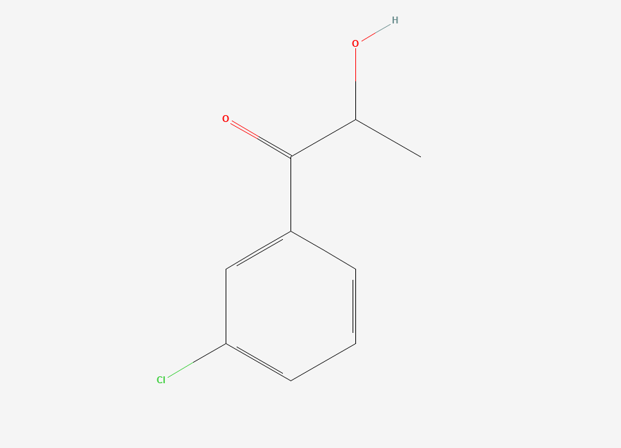 Two-dimensional chemical structure of Bupropion Related Compound C, CAS 152943-33-4