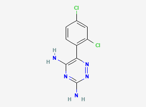 Two-dimensional chemical structure of Lamotrigine EP Impurity G, CAS 38943-76-9