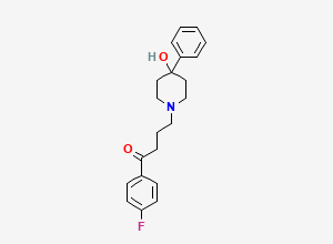 Two-dimensional chemical structure of Haloperidol EP Impurity A / Dechloro Haloperidol, CAS 3109-12-4