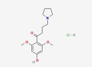 Two-dimensional chemical structure of Buflomedil EP Impurity B ( HCl Salt), CAS 70585-59-0