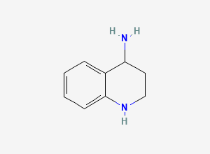 Two-dimensional chemical structure of 1,2,3,4-Tetrahydroquinolin-4-amine