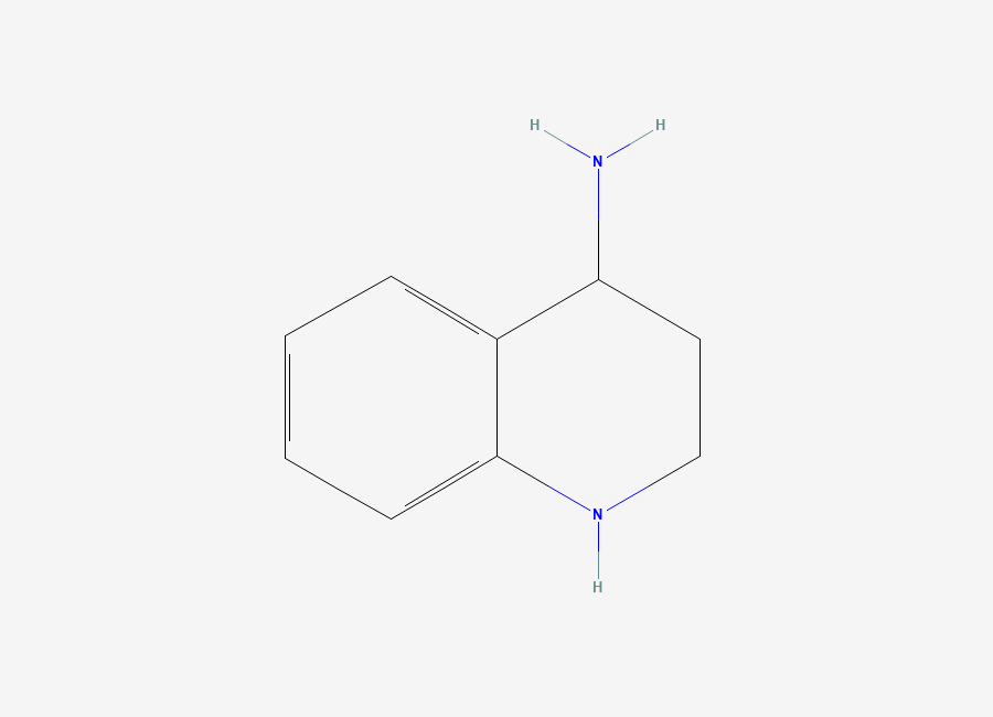 Two-dimensional chemical structure of 1,2,3,4-Tetrahydroquinolin-4-amine