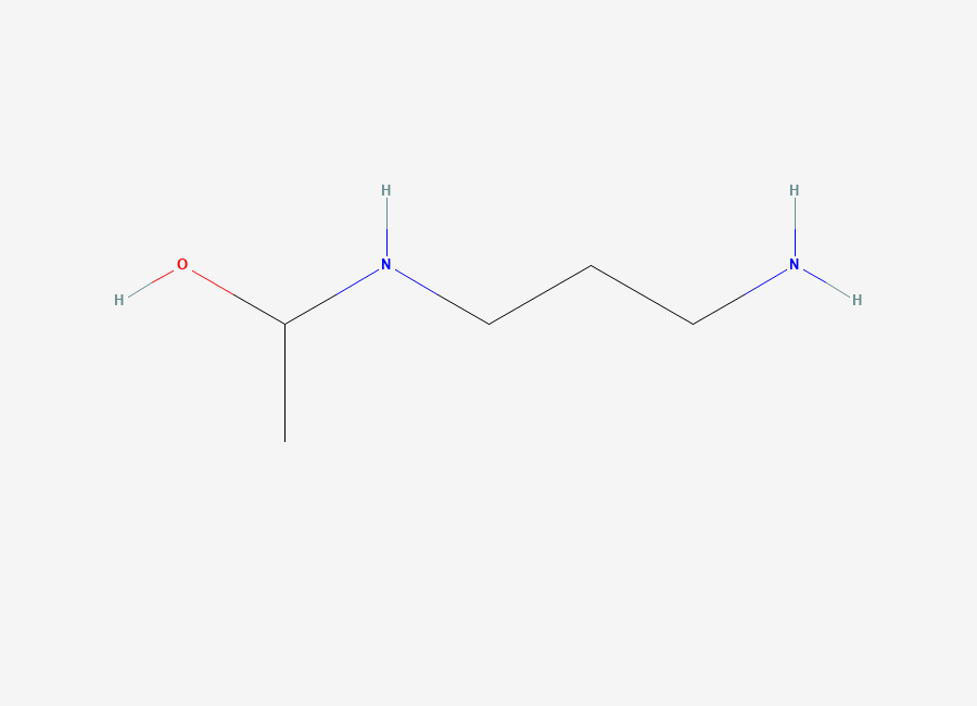 Two-dimensional chemical structure of N-(3-aminopropyl)-aminoethanol
