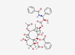 Two-dimensional chemical structure of Paclitaxel EP Impurity E / 7-Epi-Paclitaxel impurity, CAS 105454-04-4