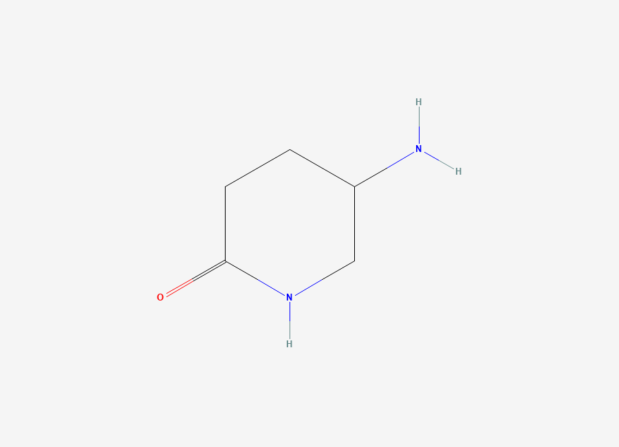 Two-dimensional chemical structure of 5-Aminopiperidin-2-one