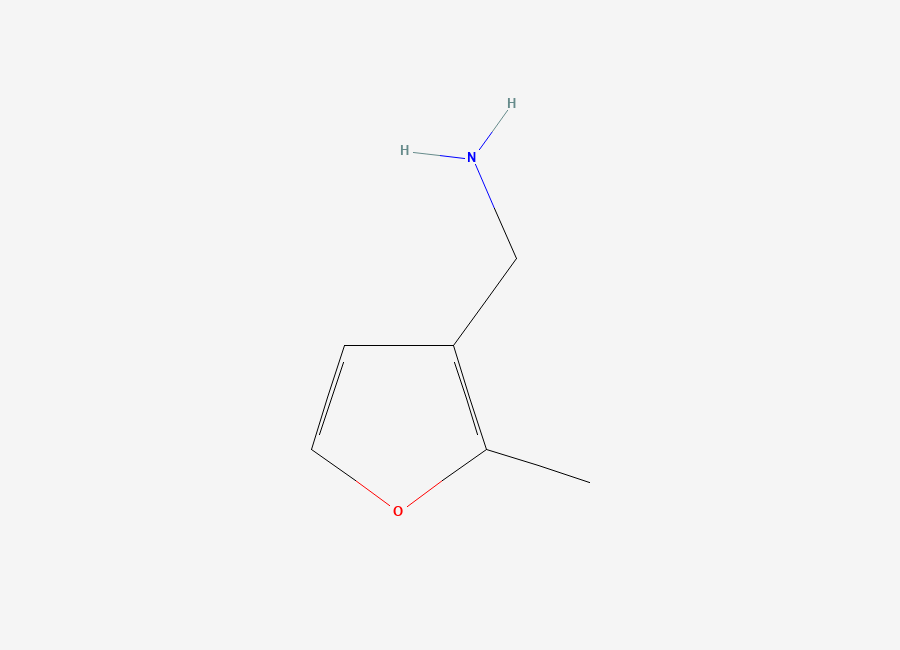 Two-dimensional chemical structure of 1-(2-Methylfuran-3-yl)methanamine