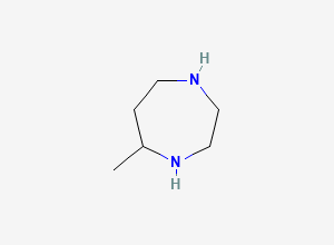 Two-dimensional chemical structure of 5-Methyl-1,4-diazepane