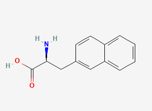 Two-dimensional chemical structure of 2-Naphthylalanine