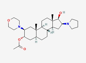 Two-dimensional chemical structure of Rocuronium Bromide Impurity 51