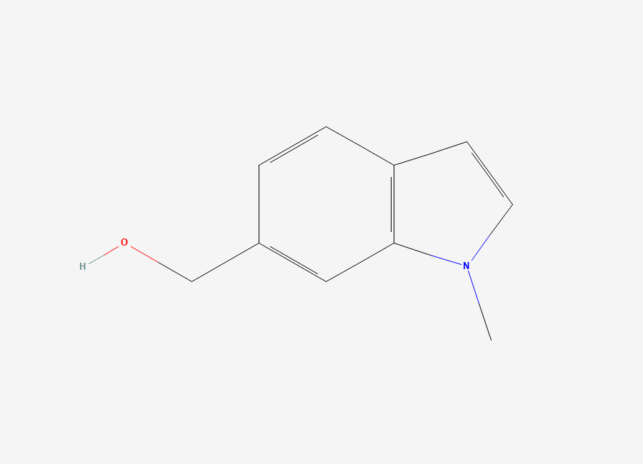 Two-dimensional chemical structure of (1-Methyl-1H-indol-6-yl)methanol