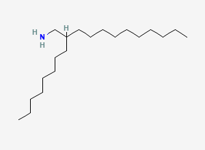 Two-dimensional chemical structure of 2-n-Octyl-1-dodecylamine