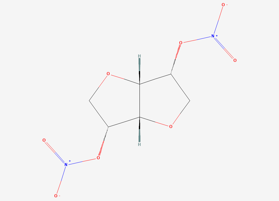 Two-dimensional chemical structure of Isomannide dinitrate