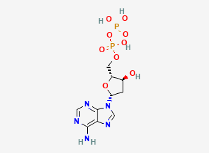 Two-dimensional chemical structure of dADP