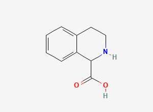 Two-dimensional chemical structure of 1,2,3,4-Tetrahydroisoquinoline carboxylic acid