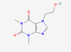Two-dimensional chemical structure of Theophylline EP Impurity F, CAS 519-37-9