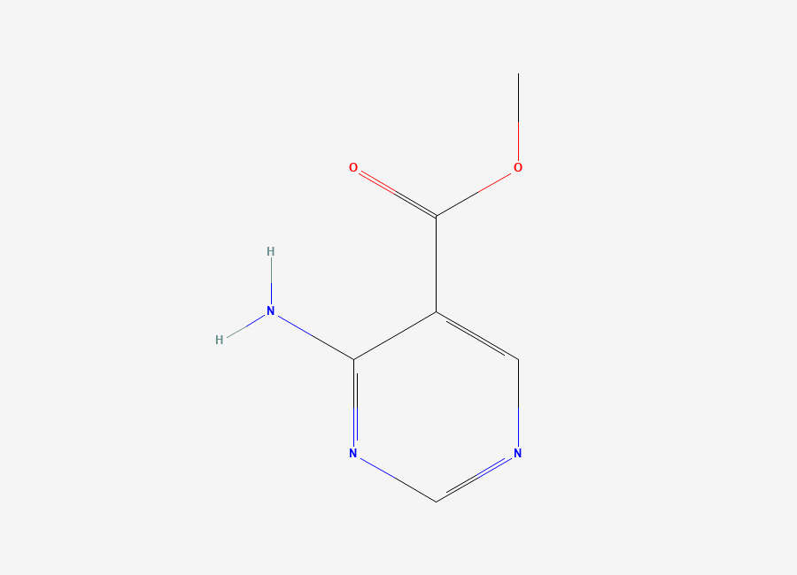 Two-dimensional chemical structure of Methyl 4-aminopyrimidine-5-carboxylate