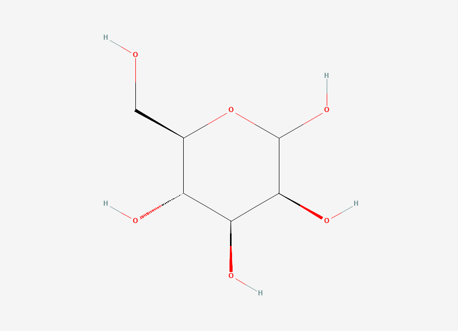 Two-dimensional chemical structure of D-Mannose, CAS 530-26-7