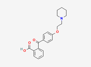 Two-dimensional chemical structure of Pitofenone Acid, CAS 130566-58-4