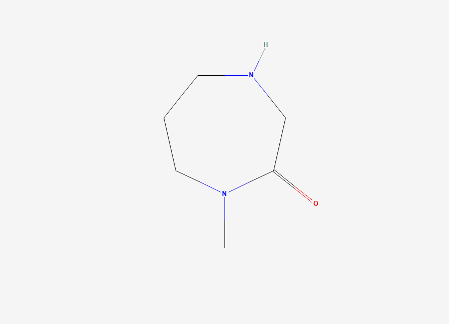 Two-dimensional chemical structure of 1-Methyl-1,4-diazepan-2-one