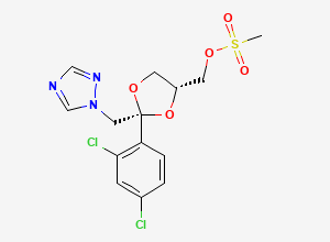 Two-dimensional chemical structure of T-1333 free base, CAS 67914-86-7