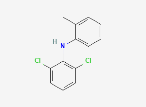 Two-dimensional chemical structure of Diclofenac Related Compound 10, CAS 172494-87-0