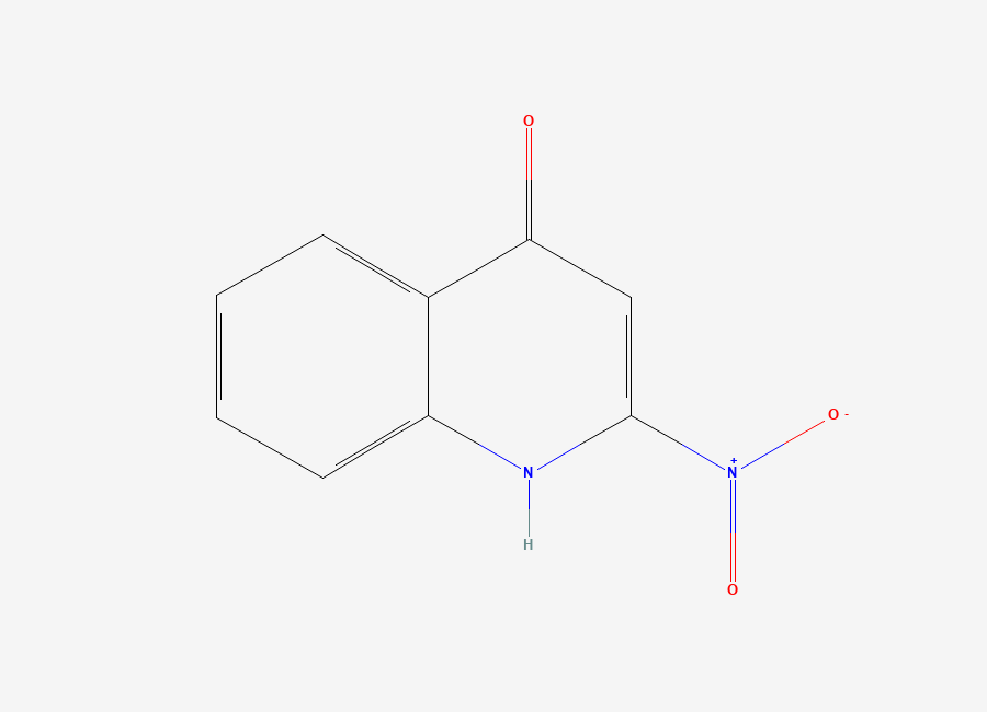 Two-dimensional chemical structure of 2-nitro-1H-quinolin-4-one