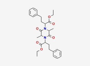 Two-dimensional chemical structure of Ramipril EP Impurity O