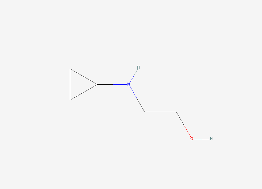 Two-dimensional chemical structure of 2-(Cyclopropylamino)ethan-1-ol