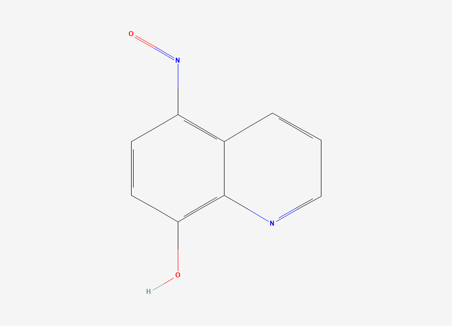 Two-dimensional chemical structure of 5-Nitroso-quinolin-8-ol, CAS 3565-26-2