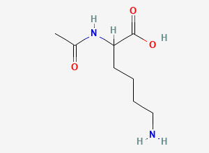 Two-dimensional chemical structure of N2-Acetyl-DL-lysine