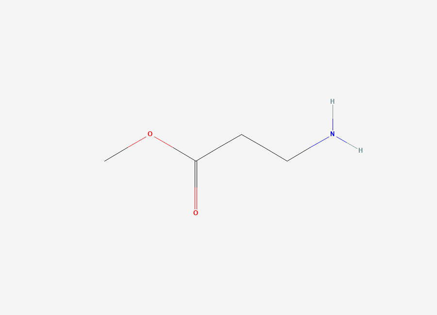 Two-dimensional chemical structure of Methyl beta-alanate