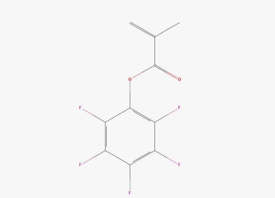 Two-dimensional chemical structure of Pentafluorophenylmethacrylate