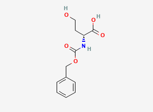 Two-dimensional chemical structure of Carbobenzoxyhomoserine