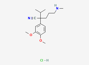 Two-dimensional chemical structure of Verapamil EP Impurity F, CAS 67775-97-7