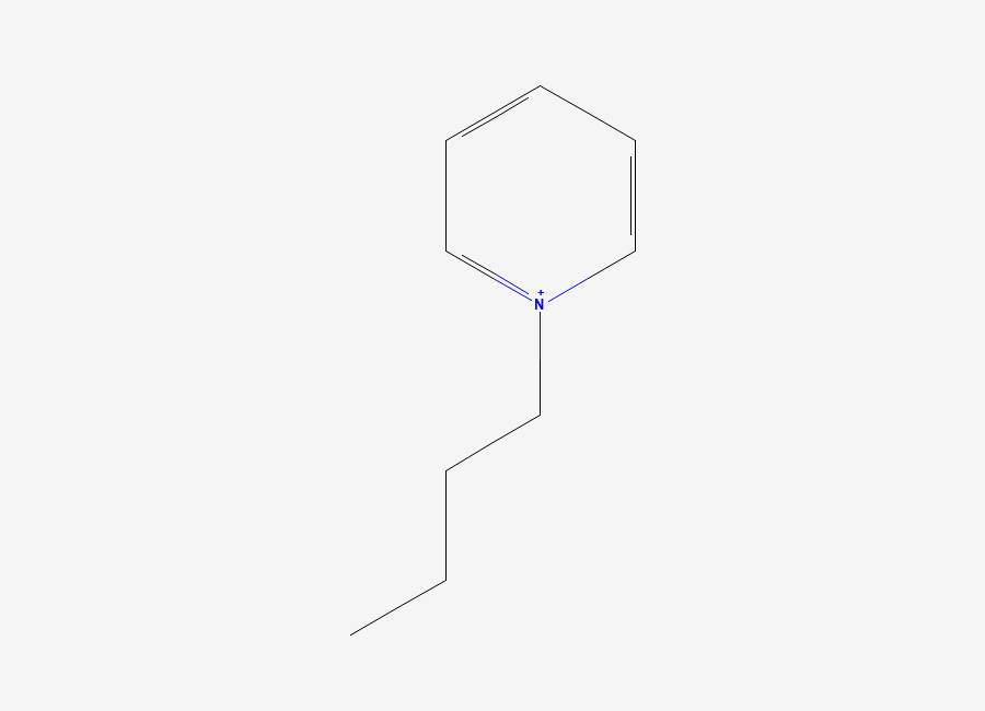 Two-dimensional chemical structure of Butylpyridinium