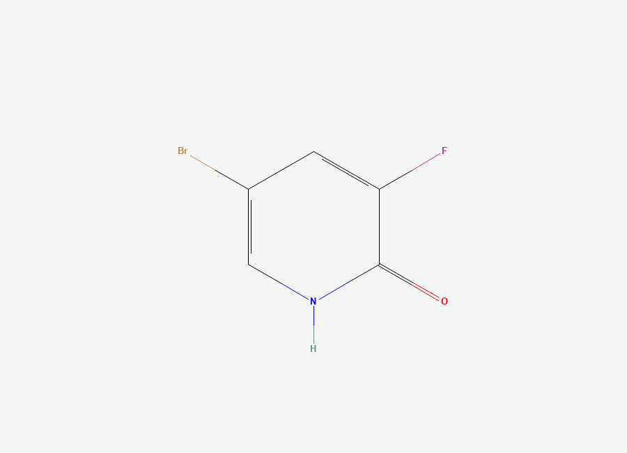 Two-dimensional chemical structure of 5-Bromo-3-fluoro-1,2-dihydropyridin-2-one