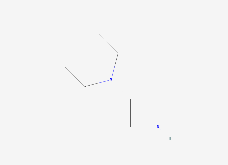 Two-dimensional chemical structure of N,N-Diethylazetidin-3-amine