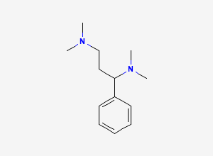 Two-dimensional chemical structure of N,N,N',N'-tetramethyl-1-phenylpropane-1,3-diamine