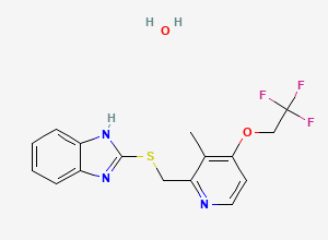 Two-dimensional chemical structure of Lansoprazole Related Compound B, CAS 1288338-69-1