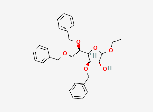 Two-dimensional chemical structure of Tribenoside, CAS 10310-32-4