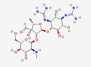 Two-dimensional chemical structure of Streptomycin, CAS 57-92-1